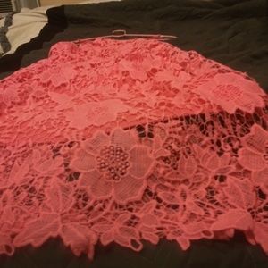 Flirtatious coral dress